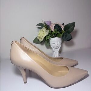 Michael Kors Blush Beige Pointed-Toe Pumps